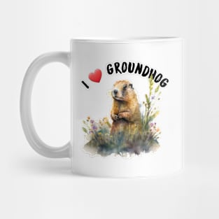 I love groundhog Mug